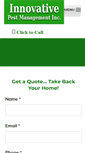 Mobile Screenshot of innovativepestmanagement.com